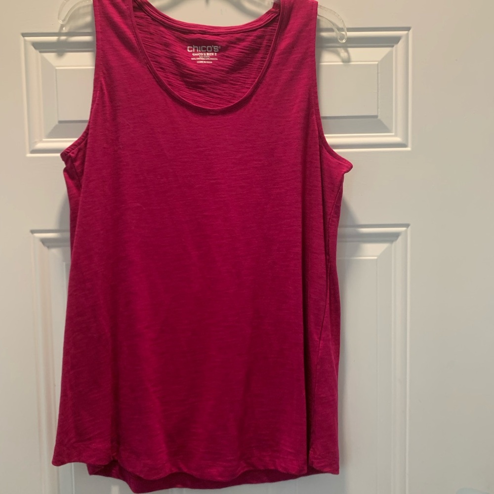 New Chico's Women's Fuchsia Sleeveless Tank!